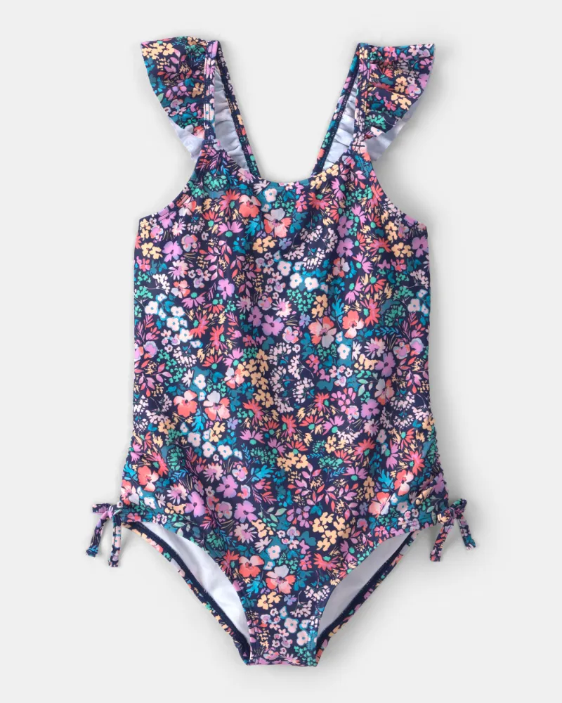 Traje De Baño De 1 Pieza Floral 6A