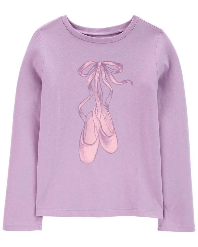 Playera con gráfico de ballet Carter's CHI